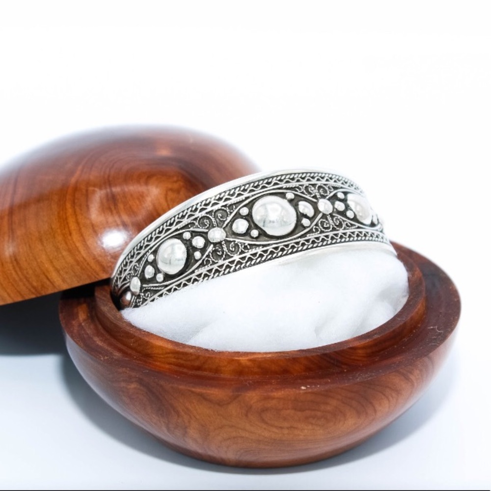 🌄Moroccan Silver Drop Bracelet SP0123🌄